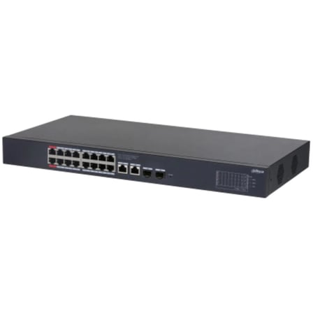 DAHUA CS4220-16GT-135 16 PORT 16XGE-2XGE-2XGE/SFP YÖNETİLEBİLİR GİGABİT 135W POE SWİTCH