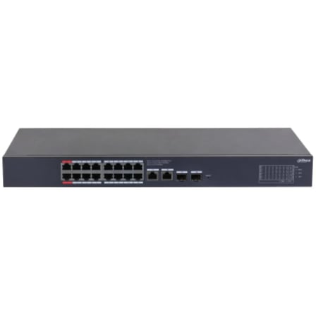 DAHUA CS4220-16GT-135 16 PORT 16XGE-2XGE-2XGE/SFP YÖNETİLEBİLİR GİGABİT 135W POE SWİTCH