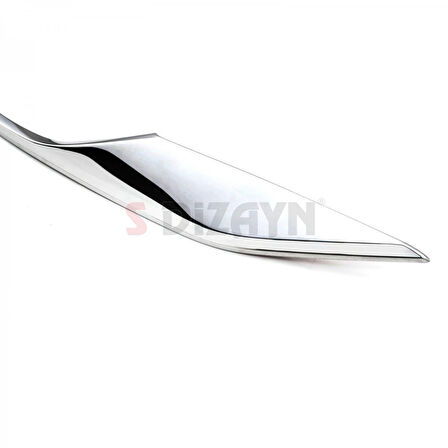 S-Dizayn Peugeot 2008 2 Krom Ön Tampon Çıtası 2020-2023 (Mat Krom)