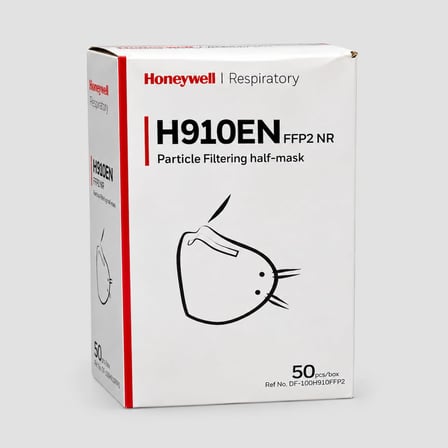 H910EN  Ffp2 NR VENTİLLİi SOLUNUM MASKESİ PAKET (50 ADET)