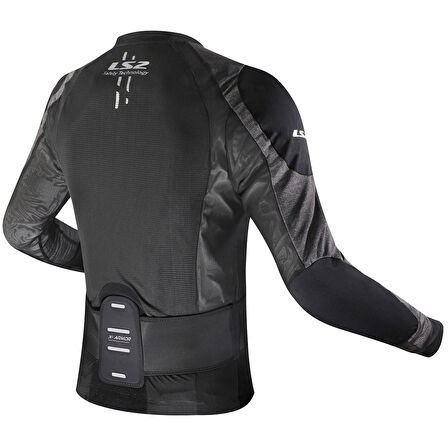 LS2 X-ARMOR FULL KORUMA MONT SİYAH-GRİ