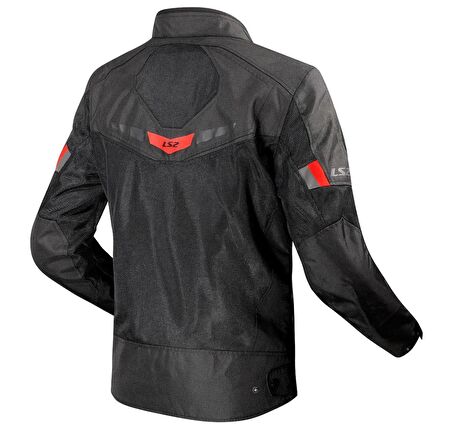 LS2 BLADE AIR MONT SİYAH-KIRMIZI