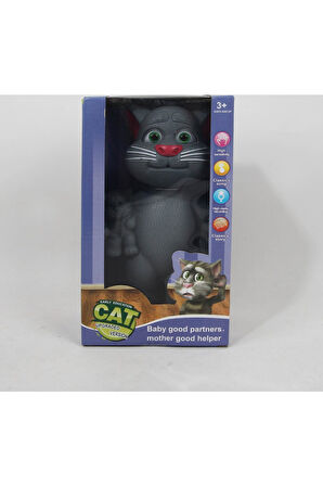 Can Ali Toys Robot Cat Tom Ses Kaydeden Şarkı Söyleyen Tom Kedi 23 cm