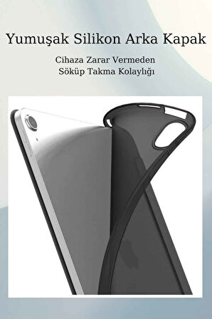 Apple iPad 11. Nesil Uyumlu 11 inç Kalem Bölmeli Standlı Fuchsia Tri Folding Tablet Kılıfı