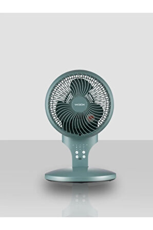 8'' 360 Derece Salınımlı Uzaktan Kumandalı Dokunmatik Ekran 40 cm Zaman Ayarlı Masaüstü Vantilatör