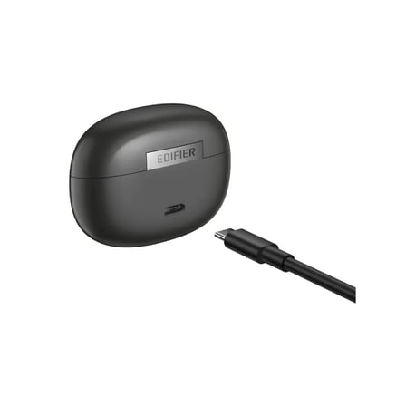 Edifier Comfo Q Bluetooth 5.4 OpenEar TWS Kablosuz Kulaklık – 32 Saat Pil, IP56, AI Çağrı Gürültü Azaltma - Siyah