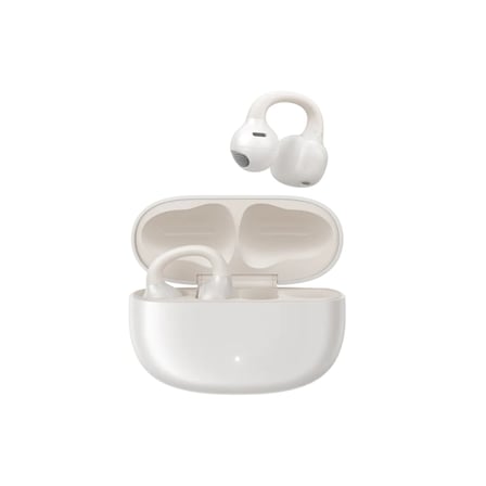 Edifier Comfo Q Bluetooth 5.4 OpenEar TWS Kablosuz Kulaklık – 32 Saat Pil, IP56, AI Çağrı Gürültü Azaltma - Beyaz