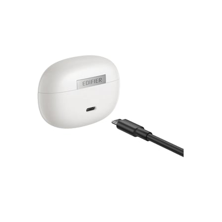 Edifier Comfo Q Bluetooth 5.4 OpenEar TWS Kablosuz Kulaklık – 32 Saat Pil, IP56, AI Çağrı Gürültü Azaltma - Beyaz