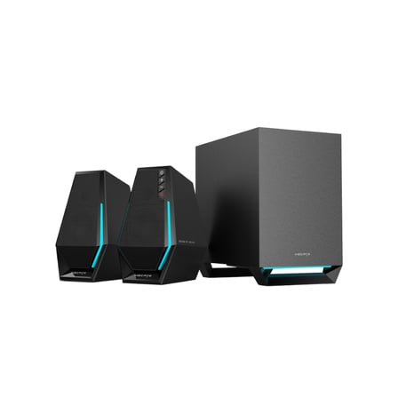 Edifier HECATE G1500 MAX 30W RMS Bluetooth 5.3 RGB Işıklı 2.1 Gaming Masaüstü Hoparlör Sistemi – 4 İnç Subwoofer, USB-C/USB-A/AUX - Siyah