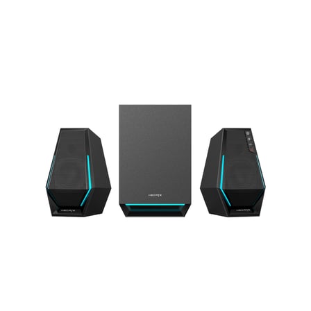 Edifier HECATE G1500 MAX 30W RMS Bluetooth 5.3 RGB Işıklı 2.1 Gaming Masaüstü Hoparlör Sistemi – 4 İnç Subwoofer, USB-C/USB-A/AUX - Siyah