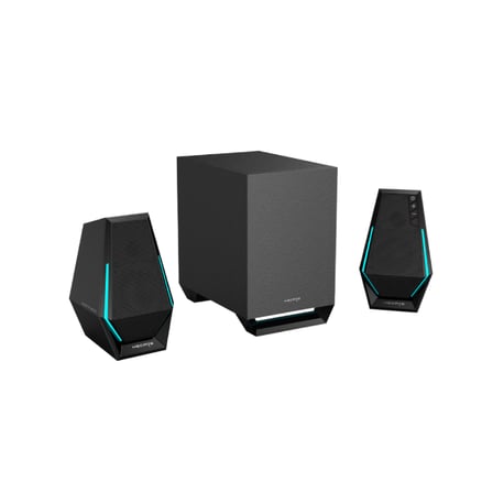 Edifier HECATE G1500 MAX 30W RMS Bluetooth 5.3 RGB Işıklı 2.1 Gaming Masaüstü Hoparlör Sistemi – 4 İnç Subwoofer, USB-C/USB-A/AUX - Siyah