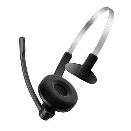 Edifier CC300 Bluetooth 6.0 Kablosuz Mono Çağrı Merkezi Kulaklığı – USB-C Dongle, AI Mikrofon Noise Cancelling, 36 Saat Konuşma - Siyah