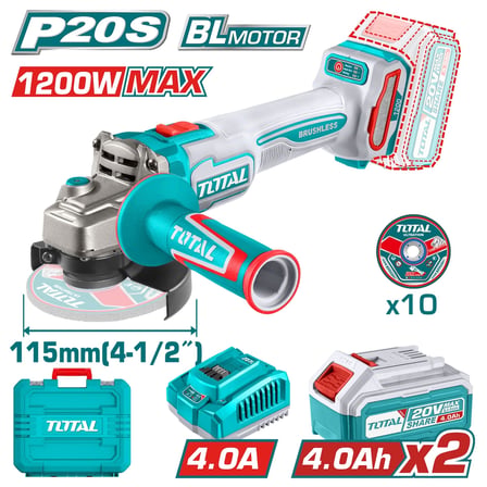 TOTAL Lİ-ION AKÜLÜ 1200W TAŞLAMA TAGLI2211532E