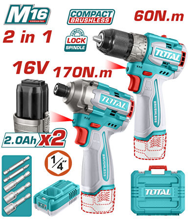 AVANTAJ SET - 16V MATKAP VE DARBELİ VİDALAMA