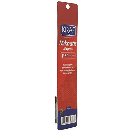 Kraf 503G Mıknatıs 3cm Blisterli 6'lı Paket