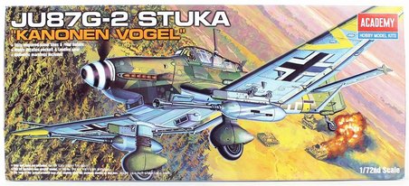 1/72 Ju 87G-2 Stuka (Kanonen Vogel) Uçak Maketi, Academy 12404
