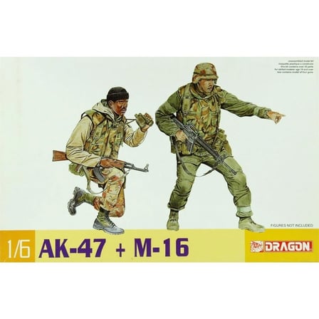 1/6 AK-47 ve M16 Silahları Maketi, Dragon 75035