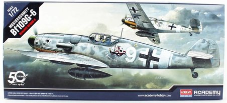 1/72 Messerschmitt Bf 109 G-6 Uçak Maketi, Academy 12467
