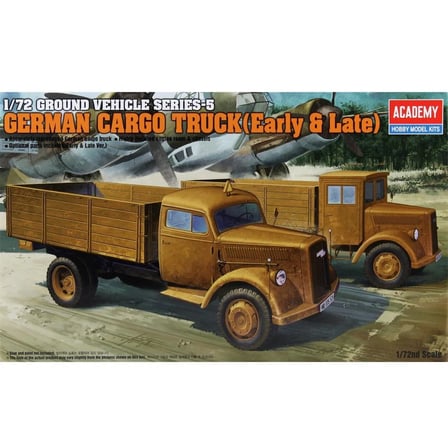 Academy 1/72 Alman WWII Kargo Kamyonları Maketi Seti 13404