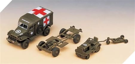 1/72 Amerikan Ambulans Ve Çekici Maket Setia13403