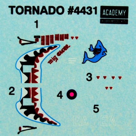 Academy Panavia Tornado Uçak Maketi 1/144 Gri