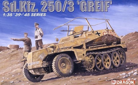 Dragon Sd.Kfz. 250/3 Greif Askeri Araç Maketi 1/35 Gri