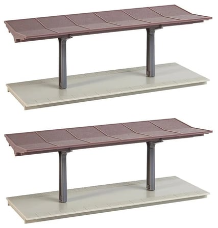 Faller 1/87 Bekleme Platformu Maketi 2 Adet Gri