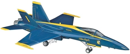 Hasegawa F/A-18A Hornet Blue Angels Savaş Uçağı Maketi 1/72 Mavi