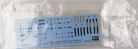 Hasegawa Lancia Stratos HF Stradale Maket Araba 1/24 Ölçek Açık Gri