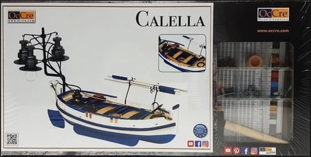 1/15 Calella Balıkçı Sandalı Ahşap Maketi, Occre 52002