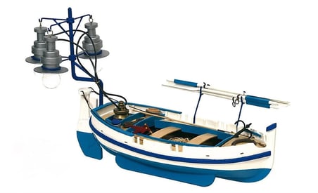 1/15 Calella Balıkçı Sandalı Ahşap Maketi, Occre 52002