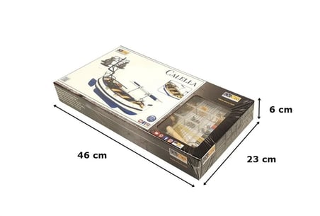 1/15 Calella Balıkçı Sandalı Ahşap Maketi, Occre 52002