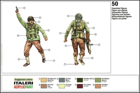 1/72 WWII Amerikan Piyadeleri Maketi, Italeri 6046