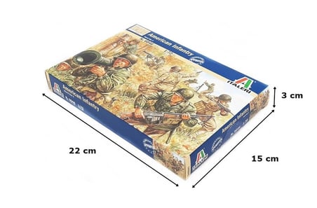1/72 WWII Amerikan Piyadeleri Maketi, Italeri 6046