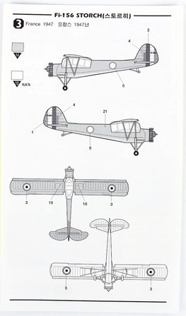 1/72 Fieseler FI-156 Storch Uçak Maketi, Academy 12459