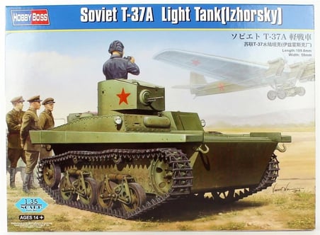 Hobbyboss T-37A Hafif Tankı Maketi 1/35 Ölçek Gri
