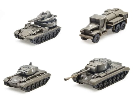 1/350 USA Korea WAR & WW2 Çıkartma Gemisi Araç Seti Maketi, AFV Club SE73517