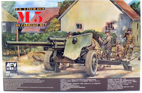 1/35 105mm HOWITZER M5 Arabalı M6 Topu Maketi, AFV Club 35181