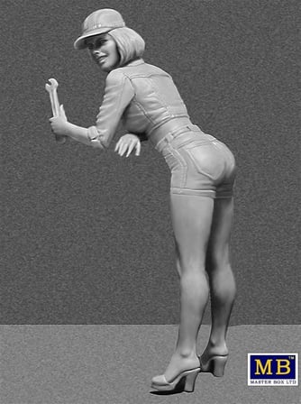 1/24 Pin-Up A-Short Serisi 2 Figür Maketi, Master Box 24016