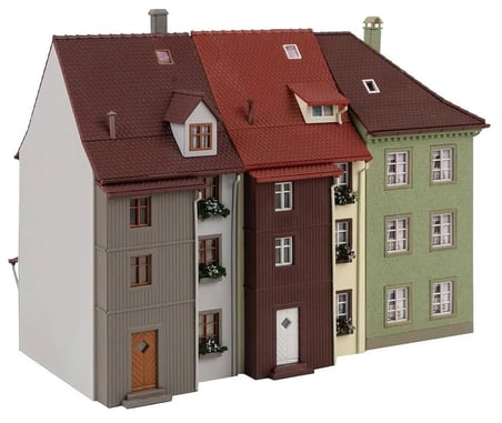 Faller 130708 Üçlü Kasaba Evi Maketi 1/87 Ölçekli Model Seti