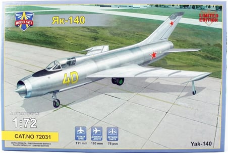 Modelsvit Yak 140 Prototype Savaş Uçağı Maketi 1/72 Gri