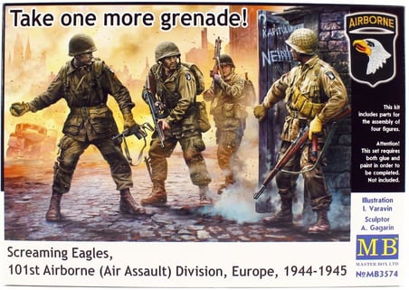 Master Box 3574 1/35 WW II Serisi Kartallar Figür Maketi