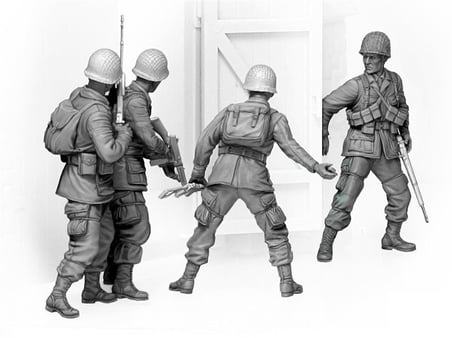 Master Box 3574 1/35 WW II Serisi Kartallar Figür Maketi
