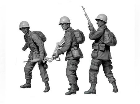 Master Box 3574 1/35 WW II Serisi Kartallar Figür Maketi