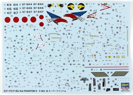 1/72 F-4EJ KAI Phantom II Savaş Uçağı Maketi, Hasegawa 01567