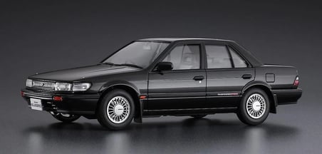 1/24 Nissan Bluebird 4-Door Sedan SSS-Attesa Limited (U12) 1987 Araba Maketi, Hasegawa 21133