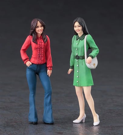 1/24 70 li Yılların Kızları Maketi, Hasegawa 29106