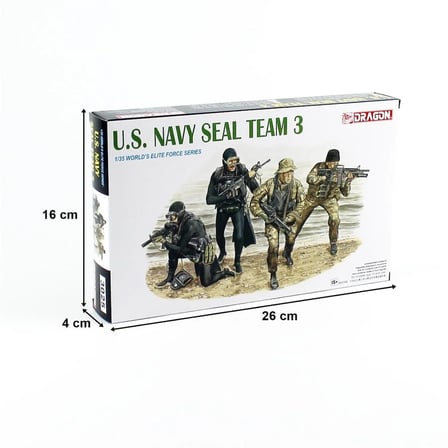 1/35 Amerikan Donanması Vietnam Seal Ekibi-3 Maketi, Dragon 3025