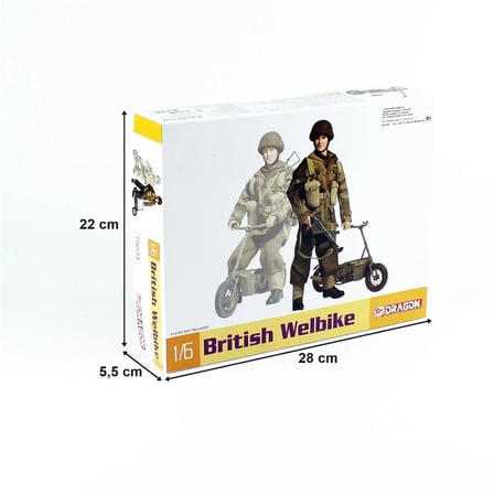 1/6 İngiliz Bisikleti (Welbıke) Maketi, Dragon 75034