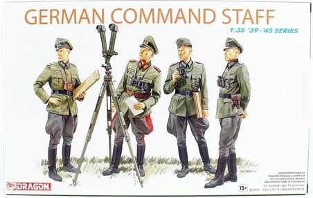 Dragon 6213 1/35 Alman Komutan Figür Modeli 1939-45